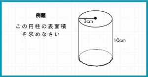 【図解】円柱の表面積の求め方3ステップを解説!裏技公式も紹介 | 数学のミナト